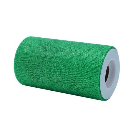 Tulle Scintillante Glitter Verde 25MT Tulle Glitter