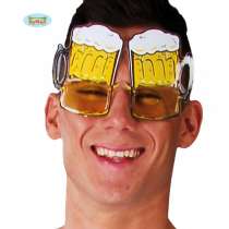 Occhiali Sagomati Boccale di Birra "Beer" Oktoberfest Birra
