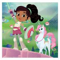 Tovagliolo di Carta 33x33cm con Nella "The Princess Knight" 16pz Nella "The Princess Knight"
