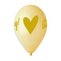 Palloncino in Lattice 13" GS120 Assortito con Scritta "Oh Baby" 50pz Gemar "Nascita e Battesimo"