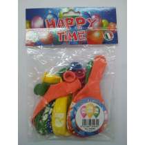 Palloncino in Lattice 12" N.2 Colori Assortiti 10pz Gemar Blister "Happy Time"