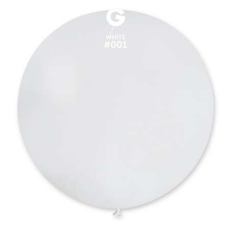 Palloncino in Lattice 31" G30 Bianco "White 001" Gemar Standard 31" G30