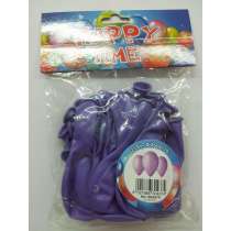 Palloncino in Lattice 10" G90 Lavanda "Lavender 049" 25pz Gemar Blister "Happy Time"