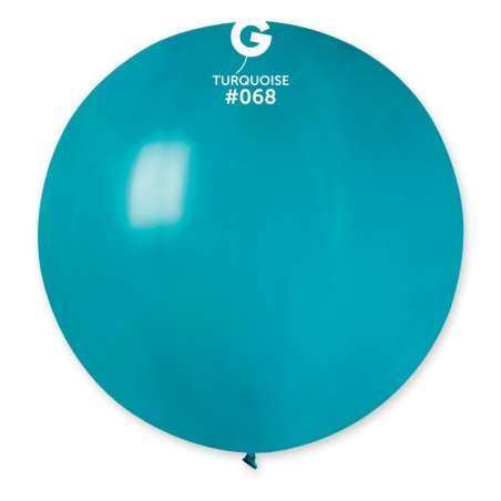 Palloncino in Lattice 31" G220 Turchese "Turquoise 068" Gemar Standard 31" G220