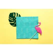 Decorazione Foglie di Palme sagomate "Palm Leaf" 6pz Pappagallo "Parrot"
