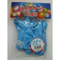 Palloncino in Lattice 12" 1° Compleanno Celeste 20pz Gemar Blister "Happy Time"