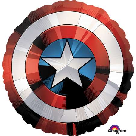 Palloncino in Foil 28" Super Shape Scudo Capitan America Avengers
