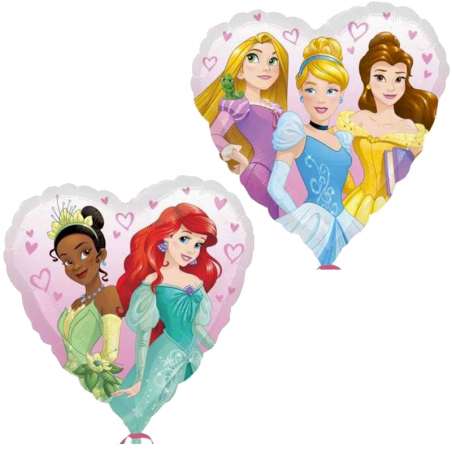 Palloncino in Foil 18" Cuore Principesse Disney Principesse Disney
