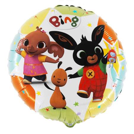 Palloncino in Foil 18" Bing Bunny and Friends Personaggi Grabo