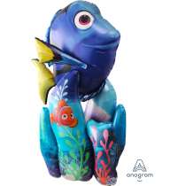 Palloncino in Foil 55" Air Walker Dory "Nemo" Dory e Nemo