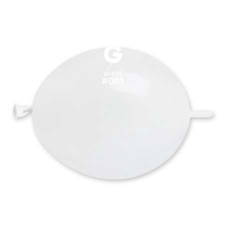 Palloncino in Lattice 6” Link GL6 Bianco "White 001" 100pz Gemar Standard Link 6" GL6