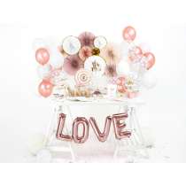 Palloncino in Foil 14" Lettera "J" Rose Gold Lettere Medie Rose Gold 14"/35cm Partydeco