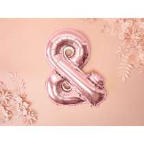 Palloncino in Foil 14" Lettera "&" Rose Gold Lettere Medie Rose Gold 14"/35cm Partydeco