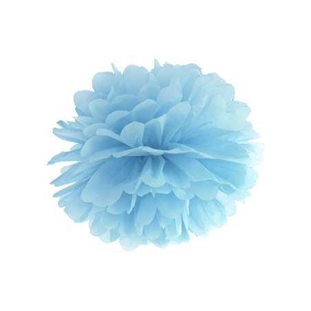 Pom Pom 35cm Carta velina Celeste Pom Pom