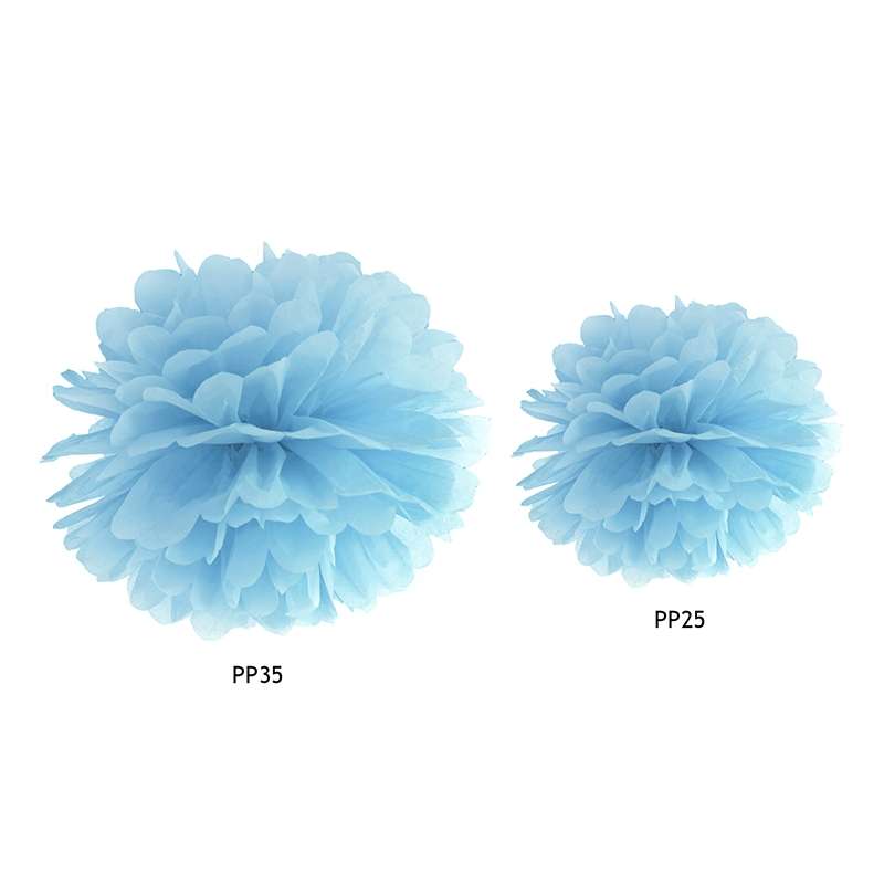 SUNBEAUTY 20 Pompon Decorativi In Carta Vellina Bianca – Set 3 Dimensioni (25/20/15 Cm) Per Feste, Matrimoni, Compleanni