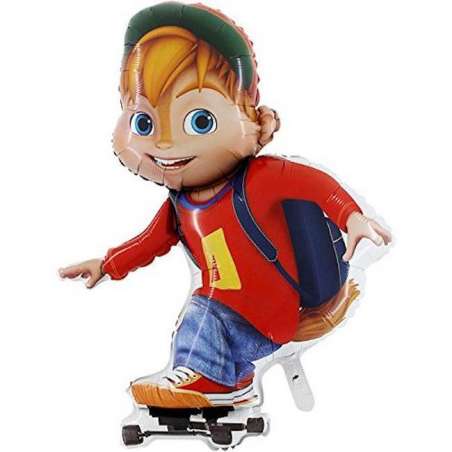 Palloncino in Foil 39" Super Shape Alvin Personaggi Grabo