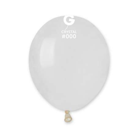 Palloncino in Lattice 5" A50 Trasparente "Crystal 000" 100pz Gemar Standard 5" A50