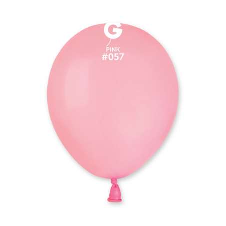 Palloncino in Lattice 5" A50 Rosa Chiaro "Pink 057" 100pz Gemar Standard 5" A50