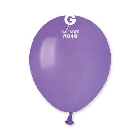 Palloncino in Lattice 5" A50 Lavanda "Lavender 049" 100pz Gemar Standard 5" A50