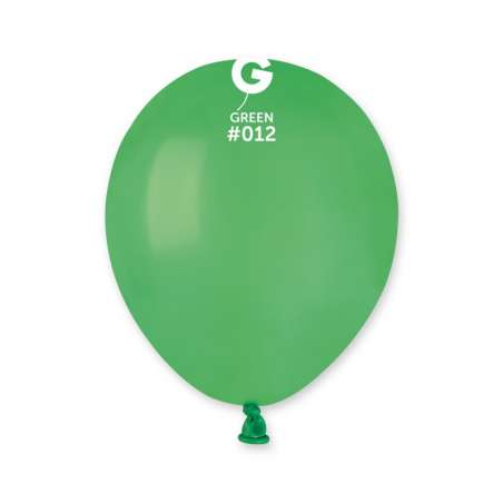 Palloncino in Lattice 5" A50 Verde "Green 012" 100pz Gemar Standard 5" A50
