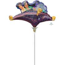 Palloncino in Foil 14" Mini Shape Tappeto Volante Aladdin "Aladdin e Jasmine" Aladdin e Jasmine