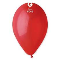 Palloncino in Lattice 12" G110 Rosso "Red 045" 100pz Gemar Standard 12" G110