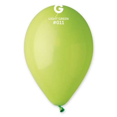 Palloncino in Lattice 12" G110 Verde Lime "Light Green 011" 100pz Gemar Standard 12" G110