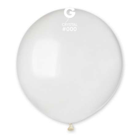 Palloncino in Lattice 19" G150 Trasparente "Crystal 000" 50pz Gemar Standard 19" G150