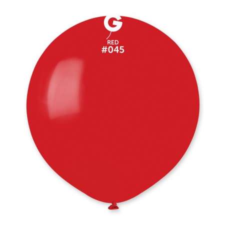 Palloncino in Lattice 19" G150 Rosso "Red 045" 50pz Gemar Standard 19" G150