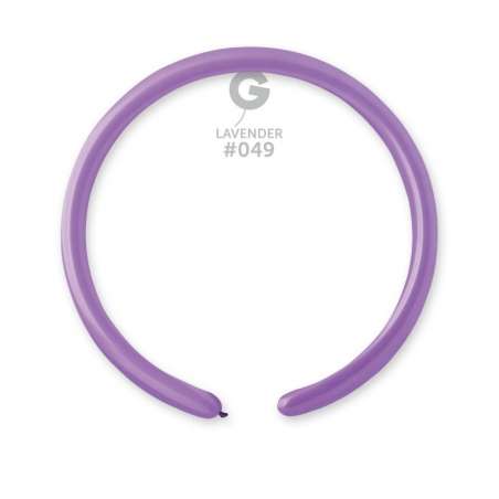 Palloncino in Lattice 1" Modellabile D2 Lavanda "Lavender 049" 100pz Gemar Standard Modellabili 1" D2