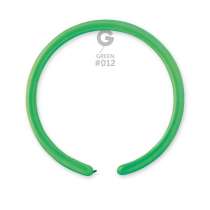 Palloncino in Lattice 1" Modellabile D2 Verde "Green 012" 100pz Gemar Standard Modellabili 1" D2