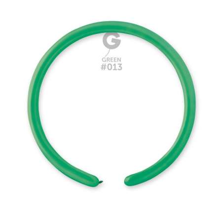 Palloncino in Lattice 1" Modellabile D2 Verde Inverno "Winter Green 013" 100pz Gemar Standard Modellabili 1" D2