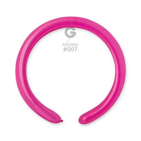 Palloncino in Lattice 2” Modellabile D4 Fucsia "Fuchsia 007" 100pz Gemar Standard Modellabili 2" D4