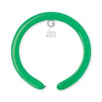 Palloncino in Lattice 2” Modellabile D4 Verde Inverno "Winter Green 013" 100pz Gemar Standard Modellabili 2" D4