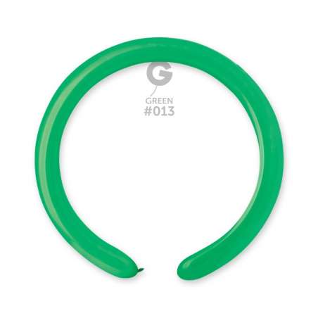 Palloncino in Lattice 2” Modellabile D4 Verde Inverno "Winter Green 013" 100pz Gemar Standard Modellabili 2" D4