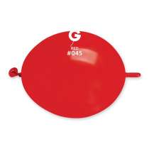 Palloncino in Lattice 6” Link GL6 Rosso "Red 045" 100pz Gemar Standard Link 6" GL6