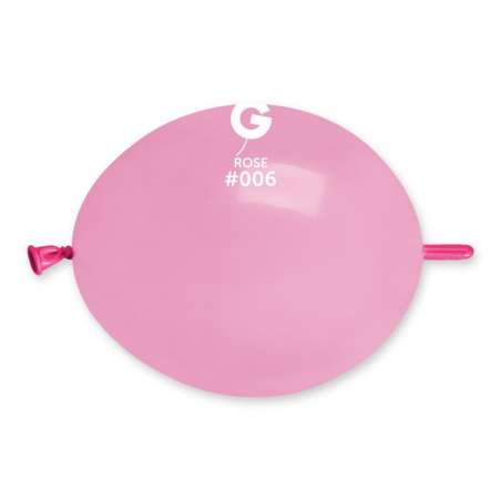 Palloncino in Lattice 6” Link GL6 Rosa "Rose 006" 100pz Gemar Standard Link 6" GL6