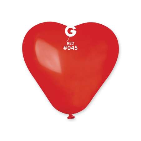 Palloncino in Lattice 6” Cuore CR6 Rosso "Red 045" 100pz Gemar Cuori 6" CR6