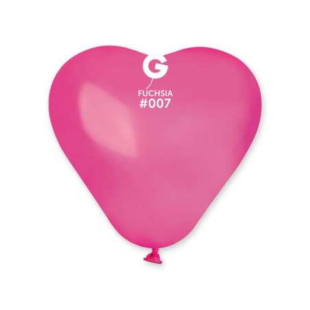 Palloncino in Lattice 6” Cuore CR6 Fucsia "Fuchsia 007" 100pz Gemar Cuori 6" CR6