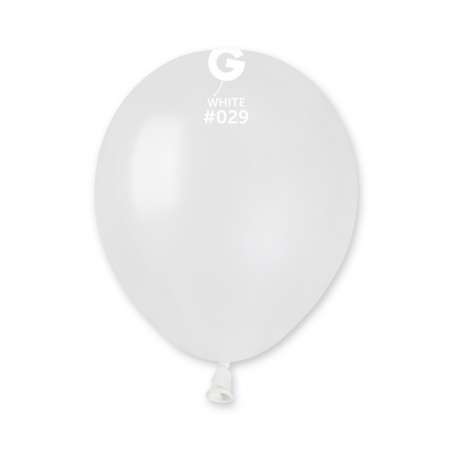 Palloncino in Lattice 5” AM50 Bianco Metallizzato "White 029" 100pz Gemar Metallic 5" AM50