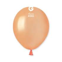Palloncino in Lattice 5” AM50 Pesca Metallizzato "Peach 061” 100pz Gemar Metallic 5" AM50