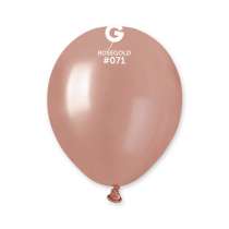 Palloncino in Lattice 5” AM50 Rose Gold Metallizzato "Rose Gold 071” 100pz Gemar Metallic 5" AM50