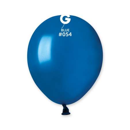 Palloncino in Lattice 5” AM50 Blu Oceano Metallizzato "Ocean Blue 054” 100pz Gemar Metallic 5" AM50