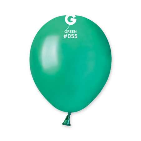 Palloncino in Lattice 5” AM50 Verde Metallizzato "Green 055” 100pz Gemar Metallic 5" AM50