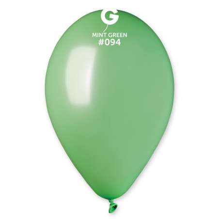 Palloncino in Lattice 12” GM110 Verde Menta Metallizzato "Mint Green 094” 100pz Gemar Metallic 12" GM110