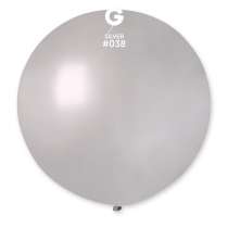 Palloncino in Lattice 31” GM220 Argento “Silver 038” Gemar Metallic 31" GM220