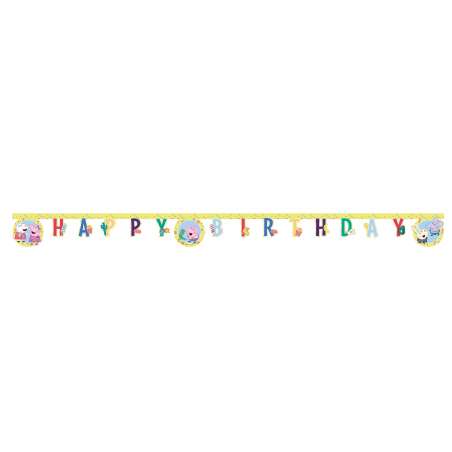 Festone Happy Birthday con Peppa Pig Messy 1,20mt Peppa Pig