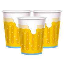 Bicchiere di Carta 450ml Birra e Schiuma "Oktoberfest" 6pz Oktoberfest Birra