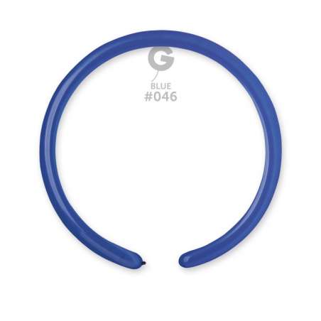 Palloncino in Lattice 1" Modellabile D2 Blu Royal "Royal Blue 046" 100pz Gemar Standard Modellabili 1" D2