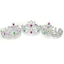 Coroncina da Principessa Argento Assortita "Diana" Corone e Coroncine